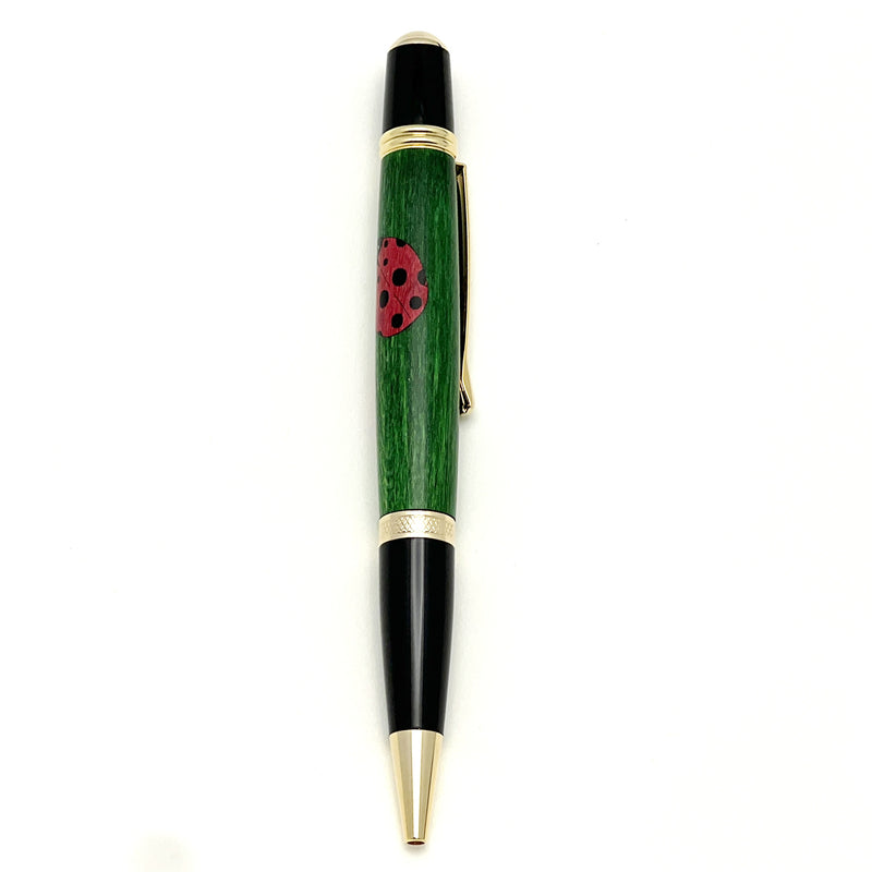 Ladybug Inlaid Pen