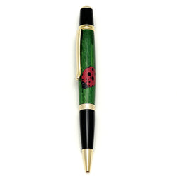 Ladybug Inlaid Pen
