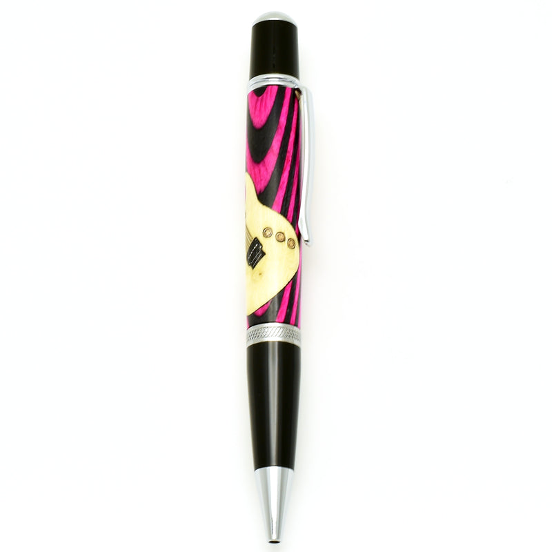 Electric Guitar - Pink and Black Barrel