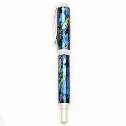 Abalone Fountain Pen - Rhodium