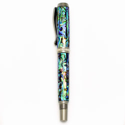 Abalone Fountain Pen - Black Titanium