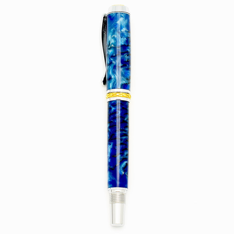 Sitka Pine Cone Fountain Pen - Blues